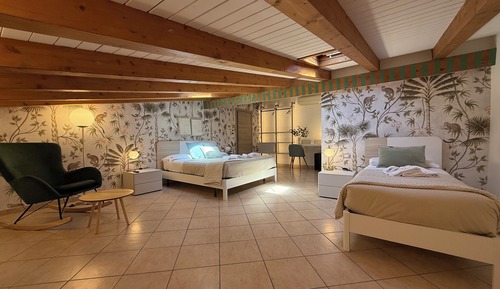 Habitación triple de diseño