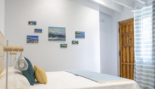 Habitación con 1 cama doble o 2 individuales, accesible para personas con discapacidad, baño privado