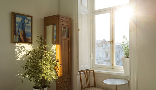 Suite estudio de lujo, balcón, vistas a la ciudad