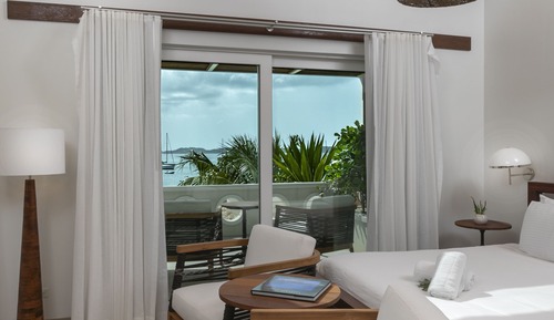 Habitación de lujo, 1 cama de matrimonio grande, vistas al mar
