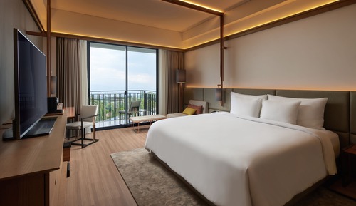 Habitación Deluxe, 1 cama de matrimonio grande, balcón, vistas al jardín