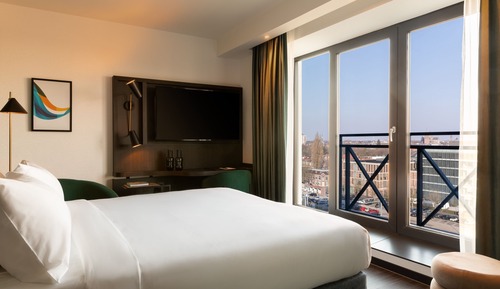 Habitación Deluxe, 1 cama de matrimonio grande, no fumadores, vistas a la ciudad