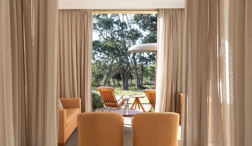 Habitación junior, terraza, vistas al jardín