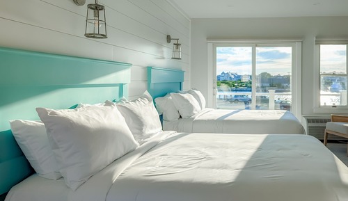 Habitación estándar doble, 2 camas de matrimonio, no fumadores, vistas al puerto