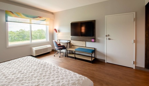 Habitación, 1 cama de matrimonio grande, accesible para personas con discapacidad, bañera