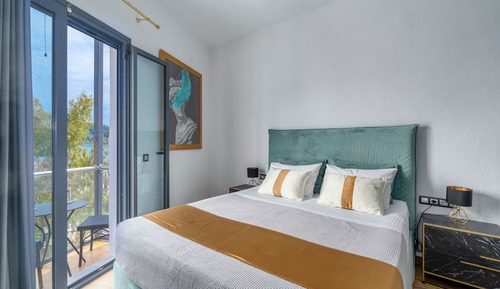 Habitación superior, balcón, vistas al mar