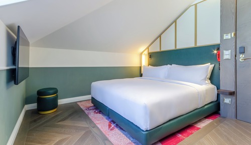 Habitación, 1 cama de matrimonio grande, accesible para personas con discapacidad