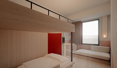 Habitación doble, no fumadores (Loft Bed with Sofa Bed)