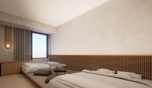 Habitación cuádruple de estilo japonés, no fumadores (Japanese Modern Twin)