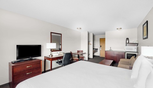 Habitación estándar, 1 cama de matrimonio grande, no fumadores, frigorífico y microondas