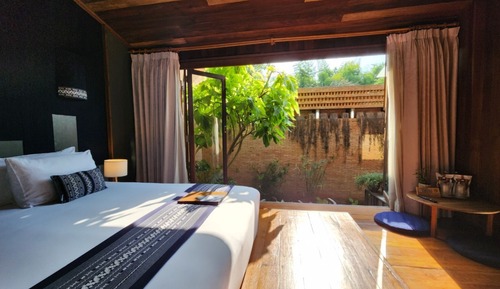 Suite estudio junior, vistas al jardín
