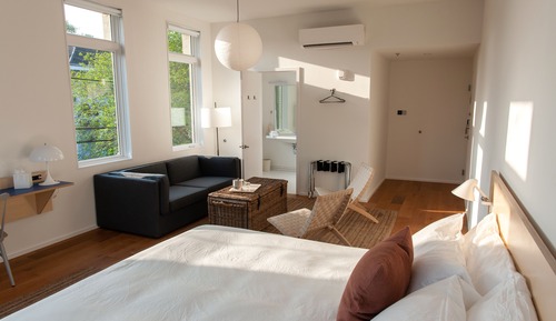 Habitación superior, 1 cama de matrimonio grande con sofá cama