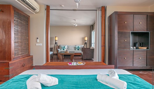 Villa, 1 habitación, piscina privada, frente al mar