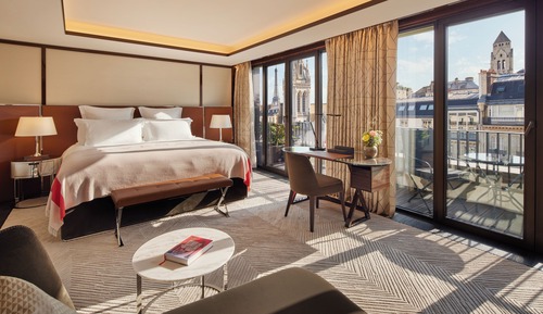Suite, 1 cama de matrimonio grande, con vistas, en una planta alta