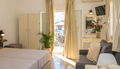 Habitación de diseño con 1 cama doble o 2 individuales