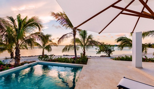 Villa de lujo, 1 habitación, piscina privada, frente al mar