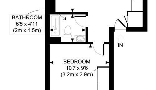 Apartamento, 1 habitación