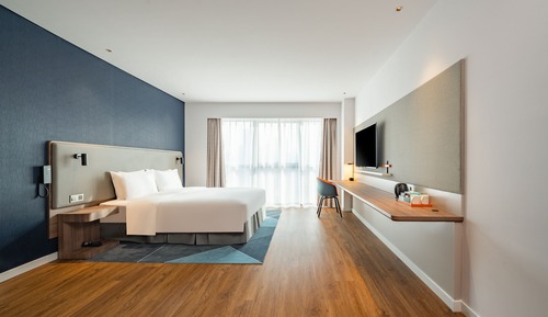 Habitación estándar, 1 cama de matrimonio grande, vistas a la ciudad