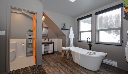 Suite estudio Premier, 1 cama de matrimonio grande con sofá cama, bañera