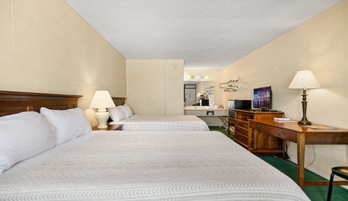Habitación básica, 2 camas de matrimonio