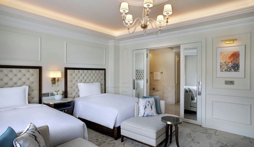 Habitación Deluxe, 2 camas de matrimonio, no fumadores, vistas a la ciudad