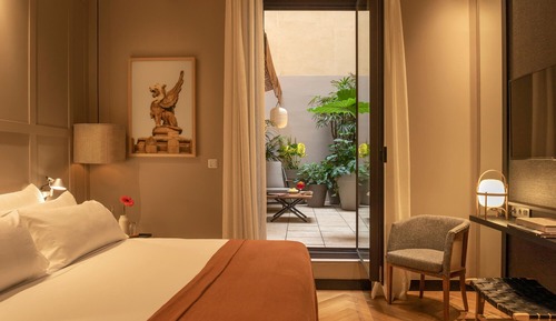 Habitación Pequeña con Terraza Interior