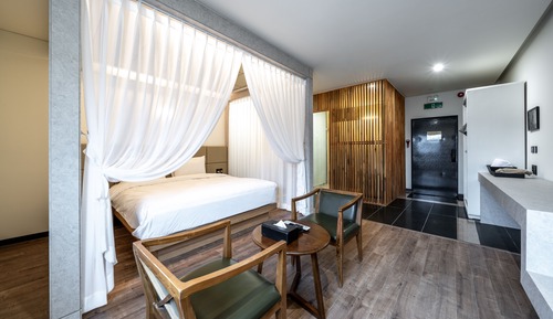 Habitación Deluxe doble, 1 cama de matrimonio grande, no fumadores