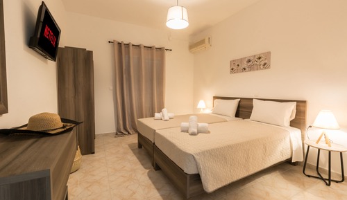 Habitación de diseño con 1 cama doble o 2 individuales