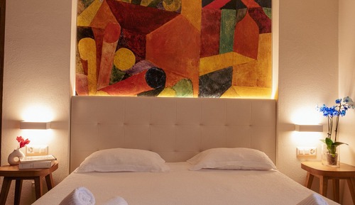 Habitación doble superior, varias camas