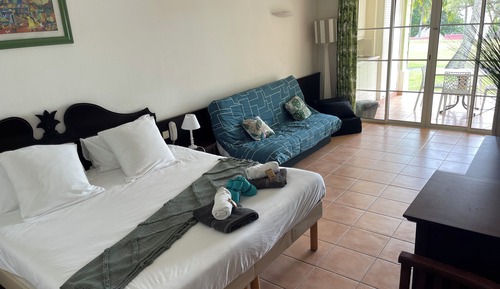 Suite estudio panorámica, 1 cama de matrimonio grande con sofá cama, terraza (Aouara 1301)