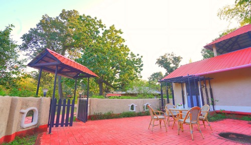Habitación Deluxe doble, terraza, vistas al jardín