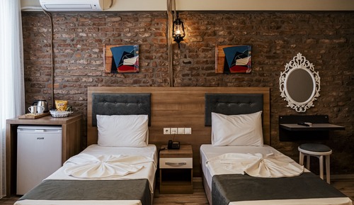 Habitación estándar con 2 camas individuales, no fumadores, vistas a la ciudad