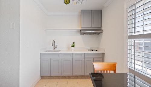 Habitación superior, 2 camas dobles, cocina básica