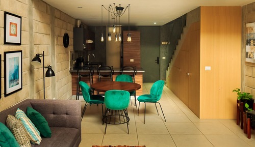 Loft de diseño, 1 habitación, patio