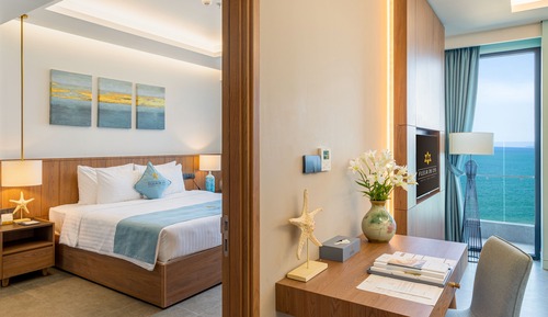 Suite ejecutiva, 1 cama de matrimonio grande, balcón