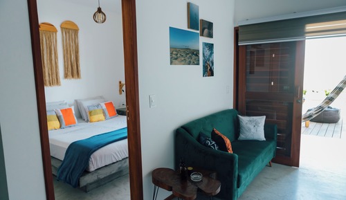 Apartamento, 1 habitación, vistas a la piscina, en la zona del jardín