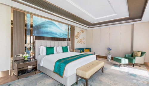 Suite presidencial, 4 habitaciones, vistas al mar