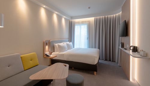 Habitación estándar, 1 cama de matrimonio con sofá cama