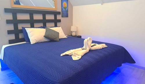 Chalet de luna de miel, 1 cama de matrimonio grande, bañera de hidromasaje