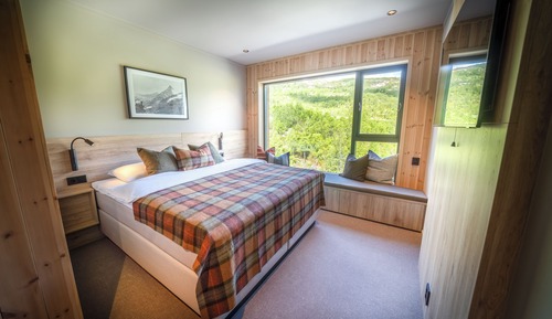 Habitación doble, 1 cama de matrimonio, vistas a la montaña
