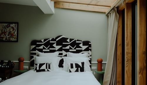 Habitación Deluxe, accesible para personas con discapacidad, patio