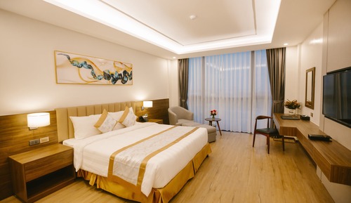 Habitación Deluxe, 1 cama de matrimonio, vistas al jardín