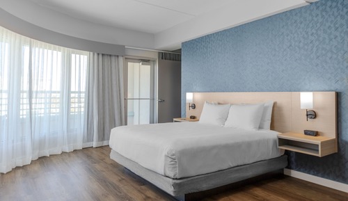 Suite, 1 cama de matrimonio grande con sofá cama, balcón (Walk-In Shower)