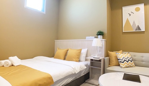 Habitación doble, no fumadores (302, 2 Double Beds, No Pet Allowed)