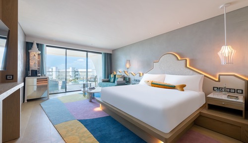 Habitación, 1 cama de matrimonio grande, no fumadores, vistas al complejo turístico