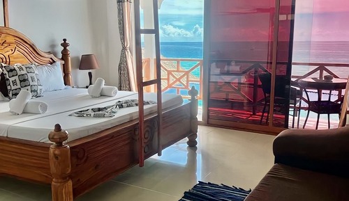 Habitación junior doble, balcón, vistas al mar