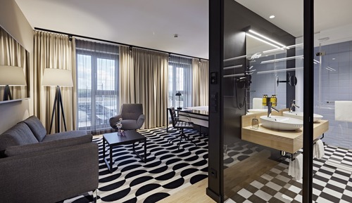 Habitación Gallery doble, 1 cama de matrimonio grande
