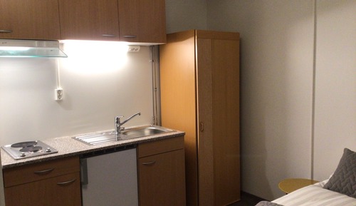 Estudio básico, 2 camas individuales, no fumadores, baño privado