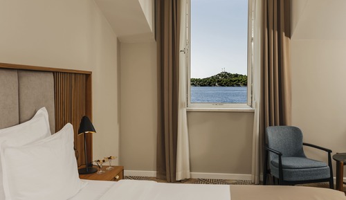 Habitación Deluxe con 1 cama doble o 2 individuales, vistas al mar