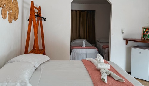Habitación familiar, varias camas